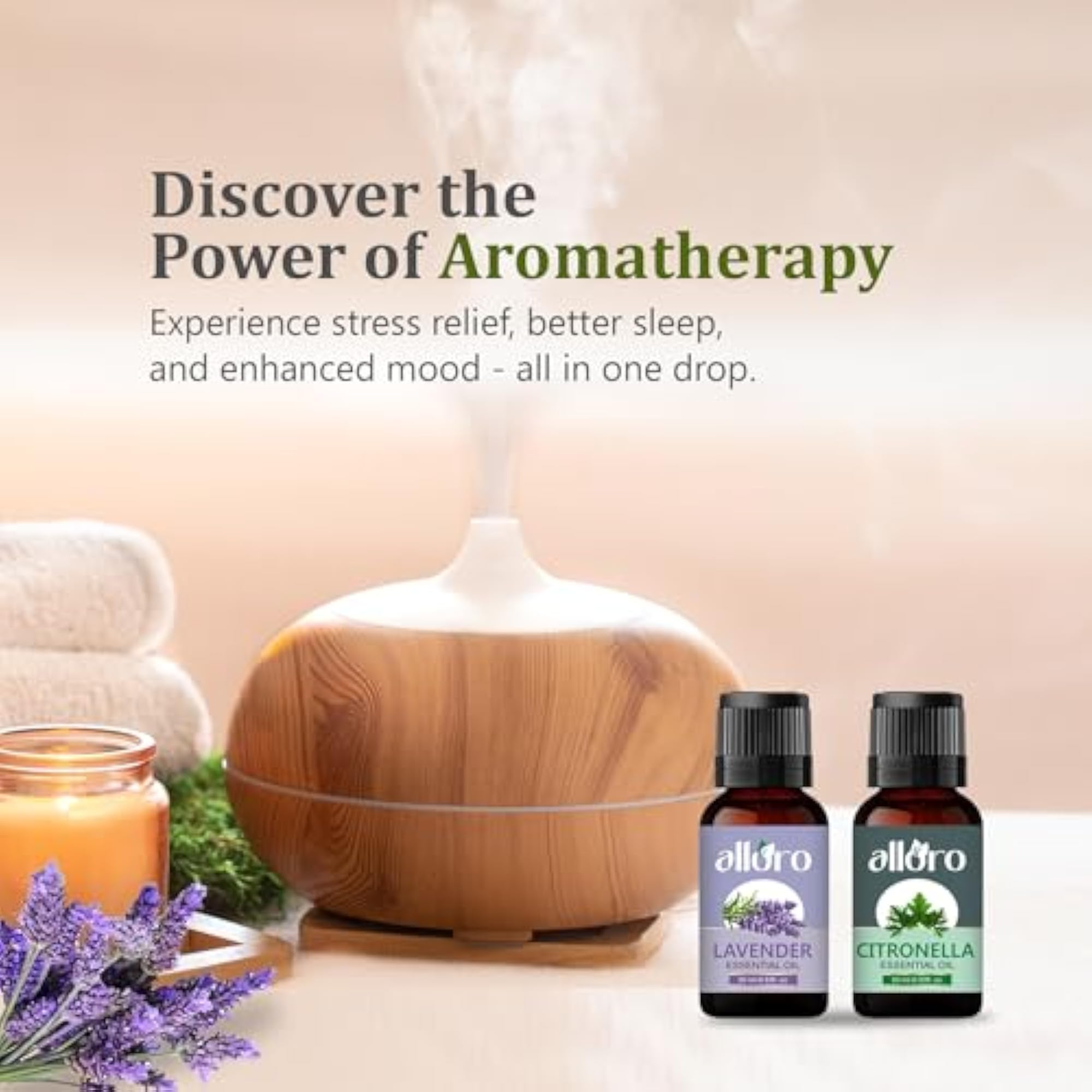 Lavender & Citronella Essential Oil, Aroma Therapy